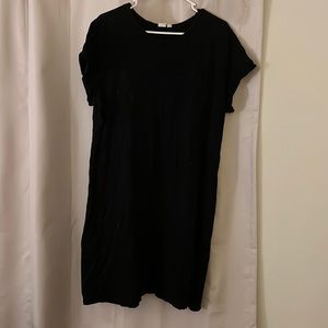 Gap Black T Shirt Dress